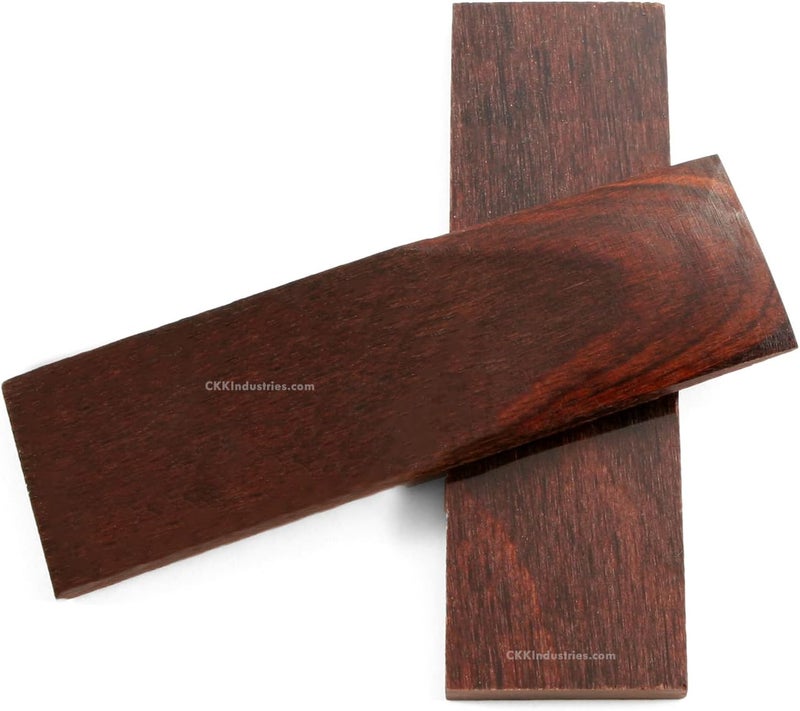 EZSMITH Dymalux Handle Scale Set - (Layered) - (Walnut) - (Dark Brown) - (5.0 x 1.5 x 0.250) - Custom Handle Material - Image 1